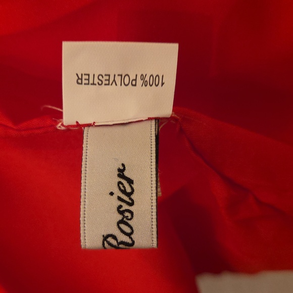 MISS ROSIER RED SLEEVELESS ACCENT BOW, MINI DRESS SIZE, M, NWOT - Picture 13 of 15